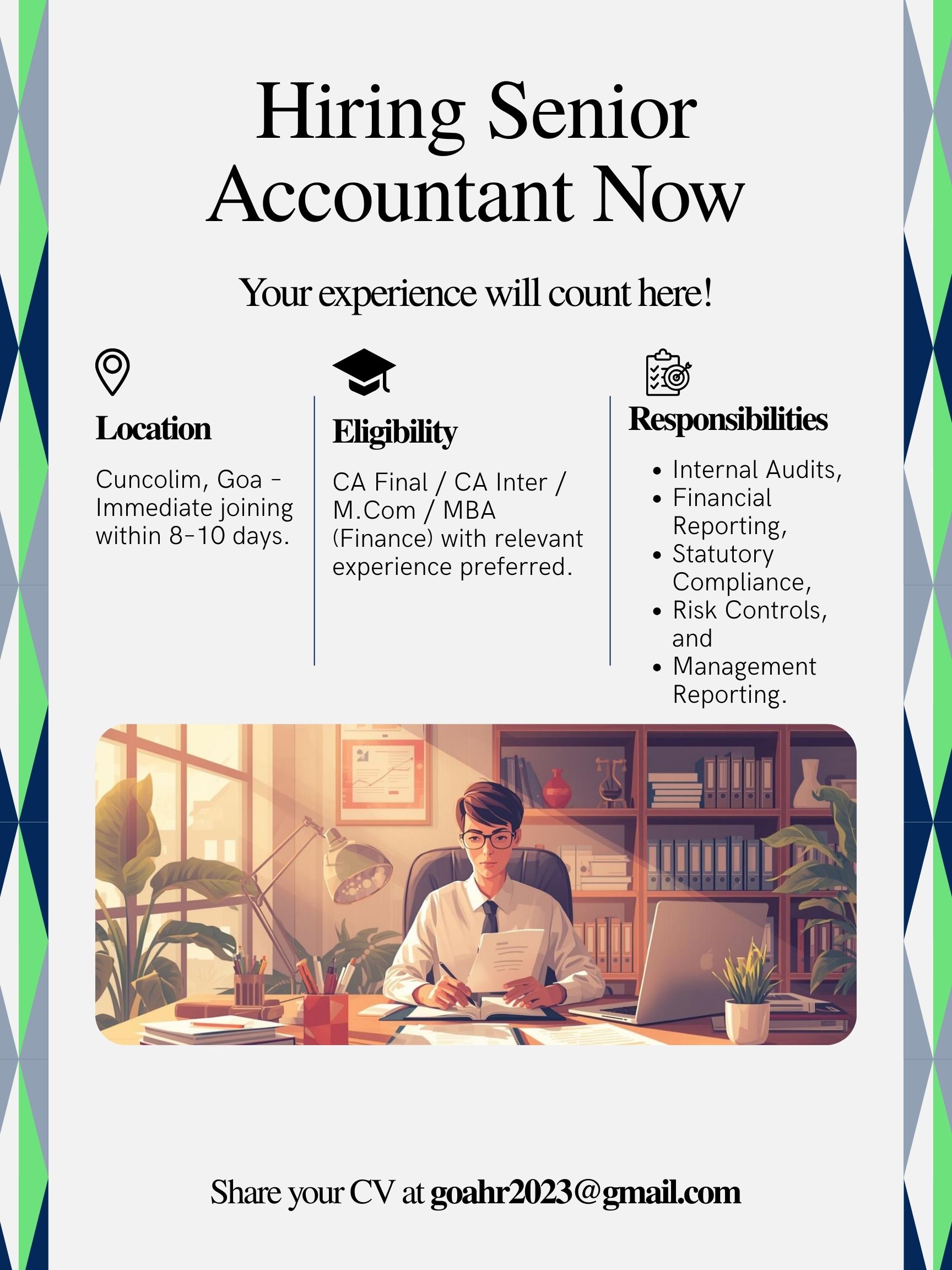 Vacancy in Goa